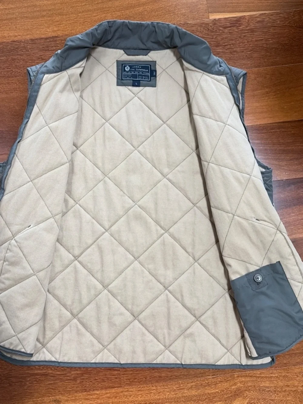 J. Crew crew quilted
